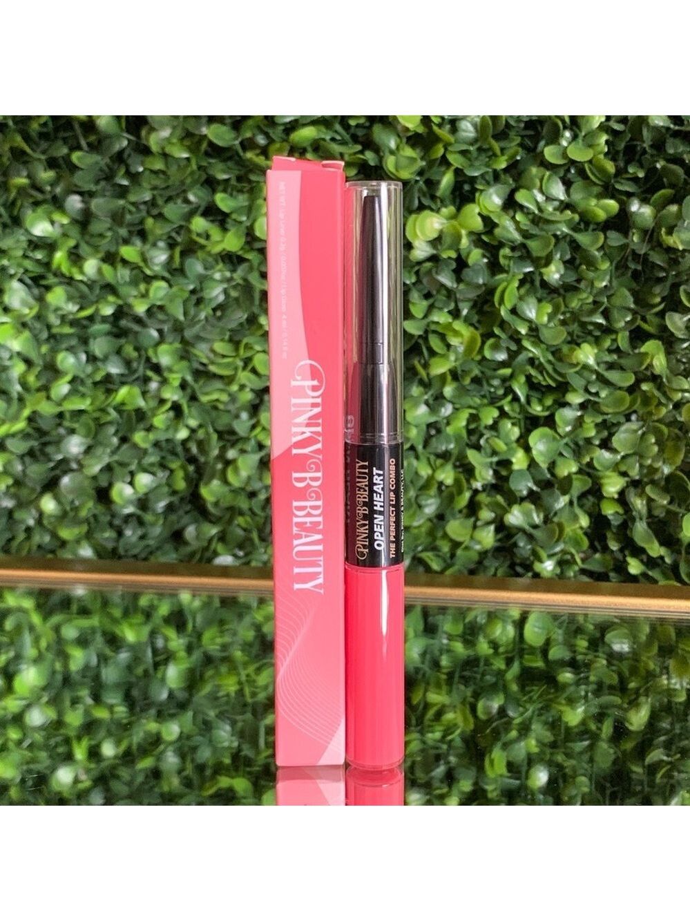 Pinky B OPEN HEART The Perfect Lip Combo Duo | NEW | Candy Pink | Pinky B Beauty